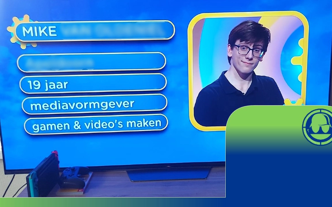 Mike's TV verschijning bij Max Geheugentrainer