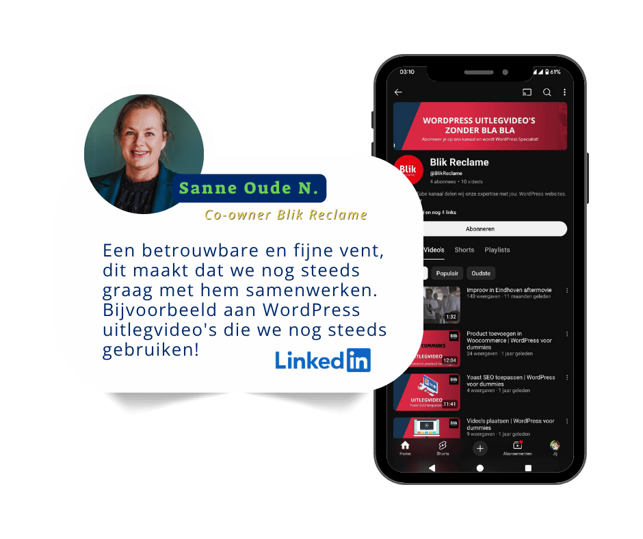 Kopie van Gray and White Minimalist Client Testimonial Facebook Post